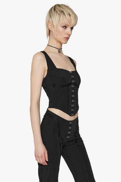 Black Lara Corset Üst