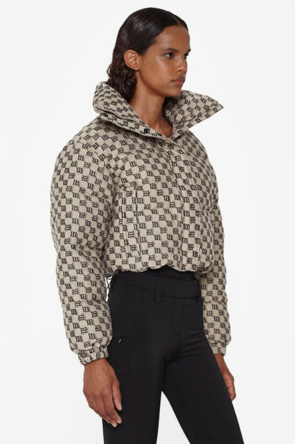 Monogram Jacquard Canvas Puffer Mont