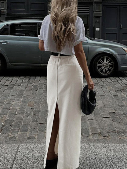 Parisian Slit Maxi Etek