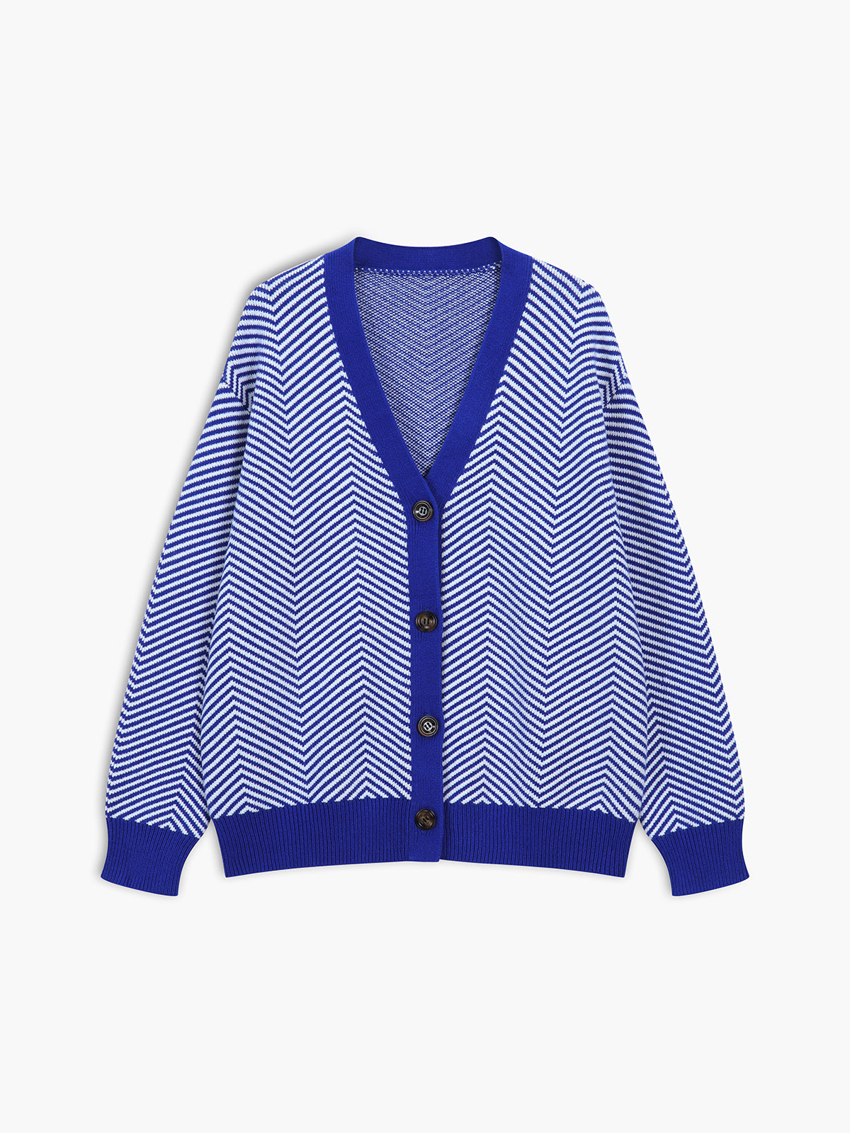 Oversized Herringbone Hırka