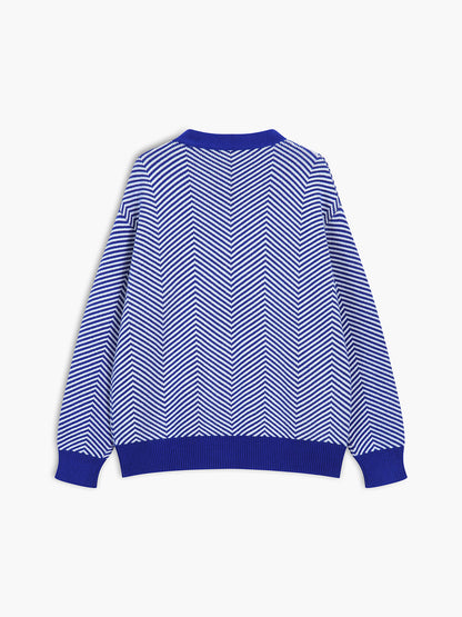 Oversized Herringbone Hırka