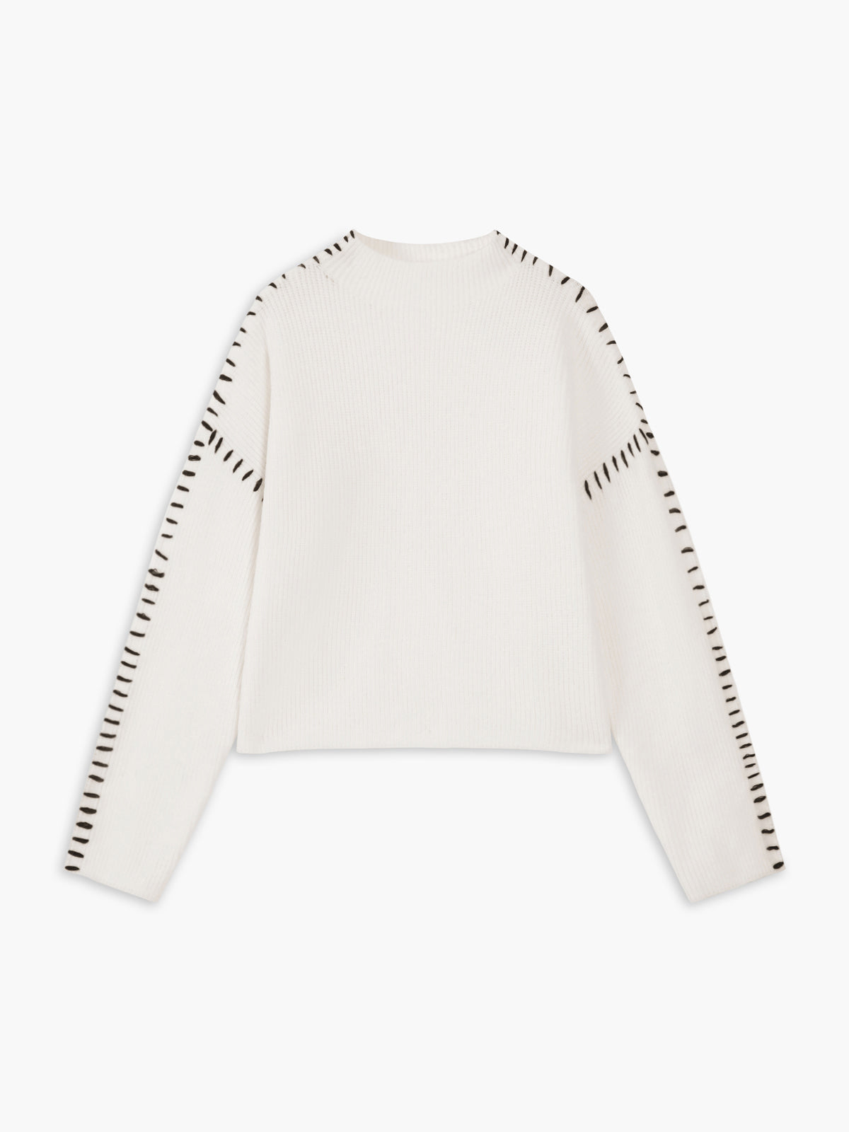 Shift The Focus Oversized Mock Neck Kazak