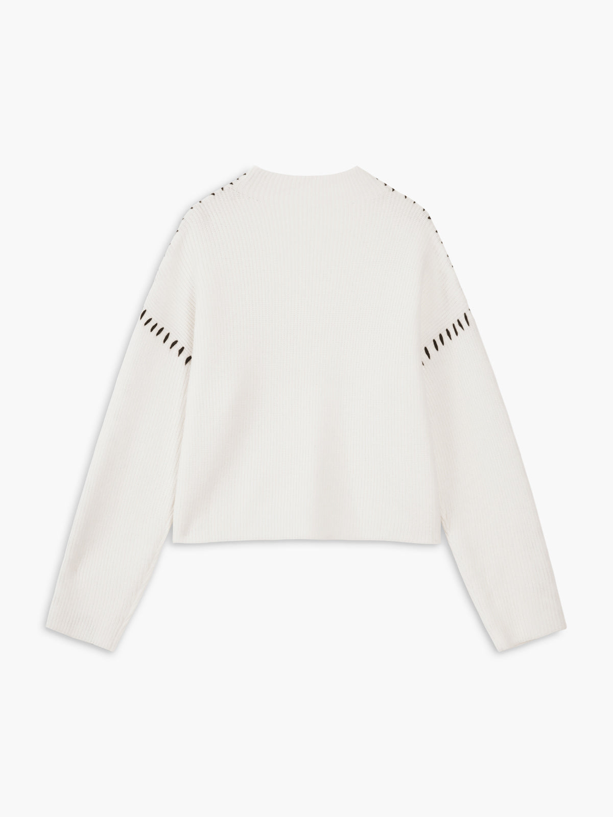 Shift The Focus Oversized Mock Neck Kazak