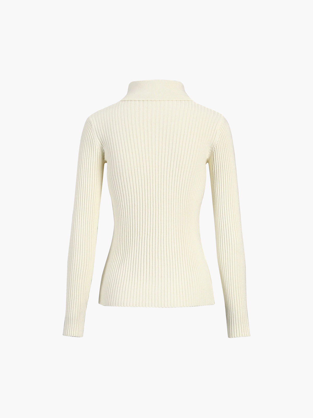 Vanilla Polo Long Sleeve Knit Üst