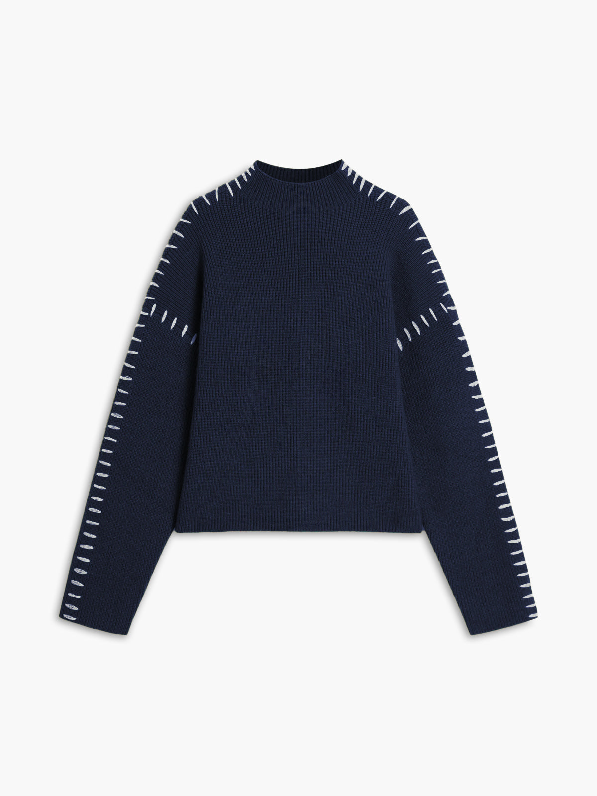 Shift The Focus Oversized Mock Neck Kazak