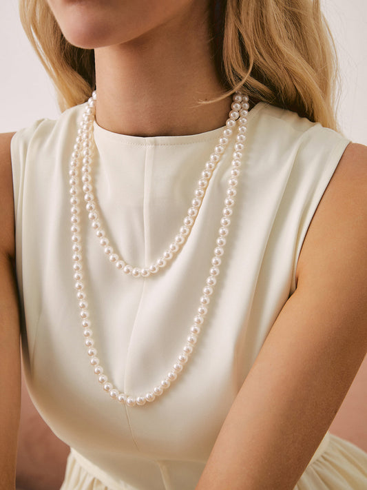 Double Layered Pearl Kolye