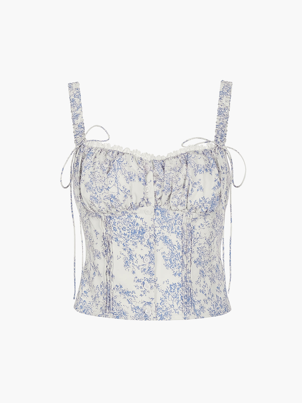 Floral Printed Cami Üst