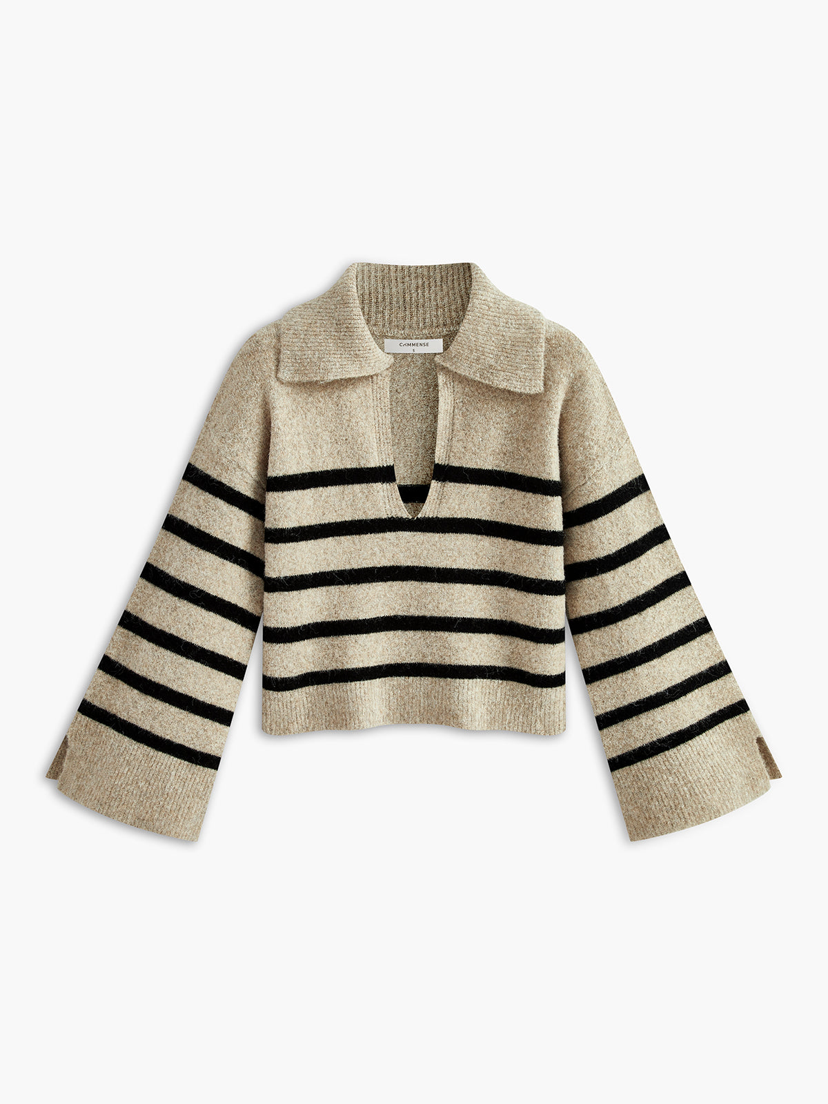 Oversize Striped Pullover Kazak