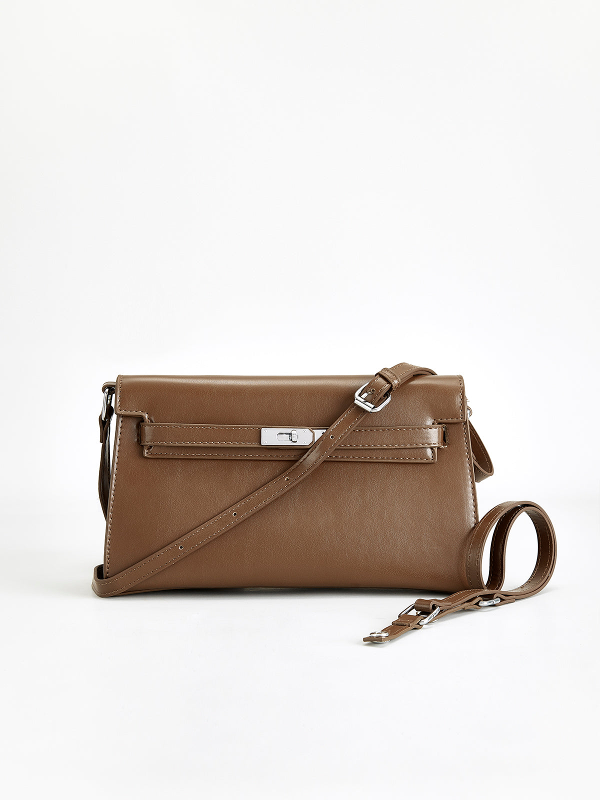 Flap Soft-Buckle Tote Çanta