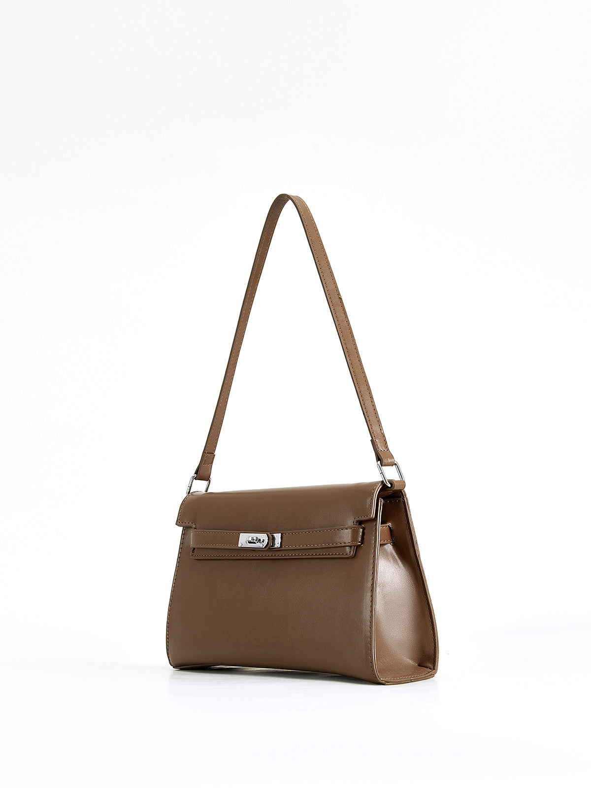 Flap Soft-Buckle Tote Çanta