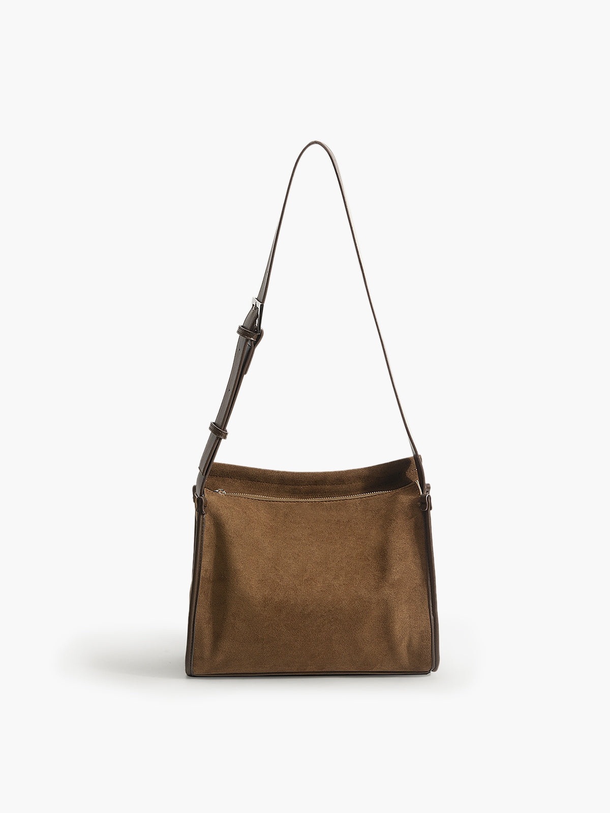 Causal Bucket Zipper Tote Çanta