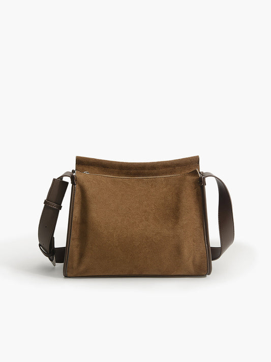 Causal Bucket Zipper Tote Çanta