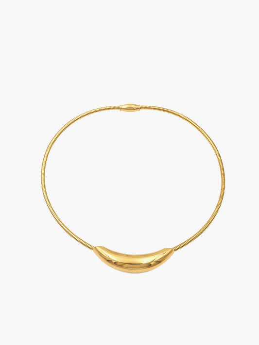 Chic O-Ring Choker Kolye