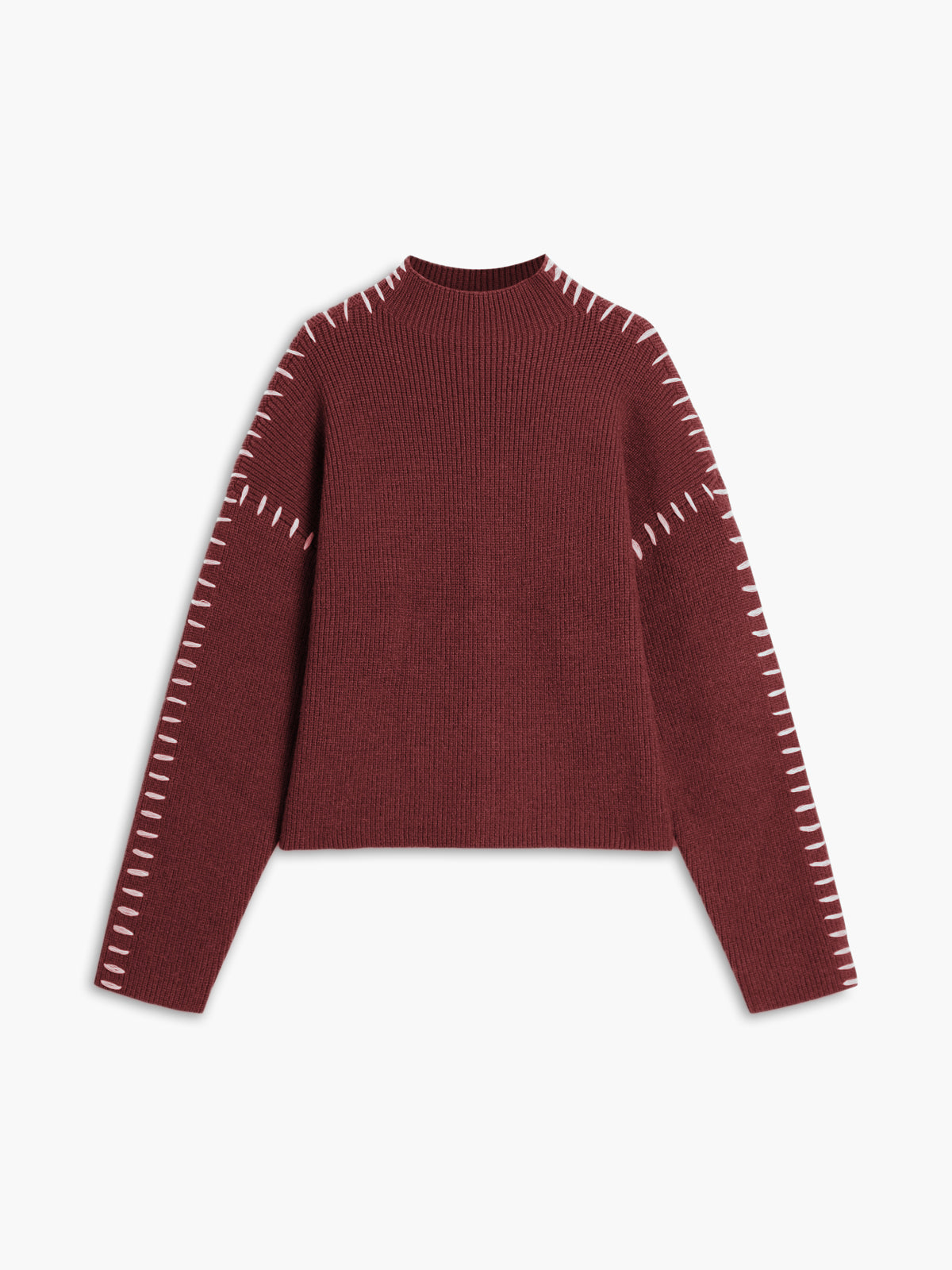 Shift The Focus Oversized Mock Neck Kazak