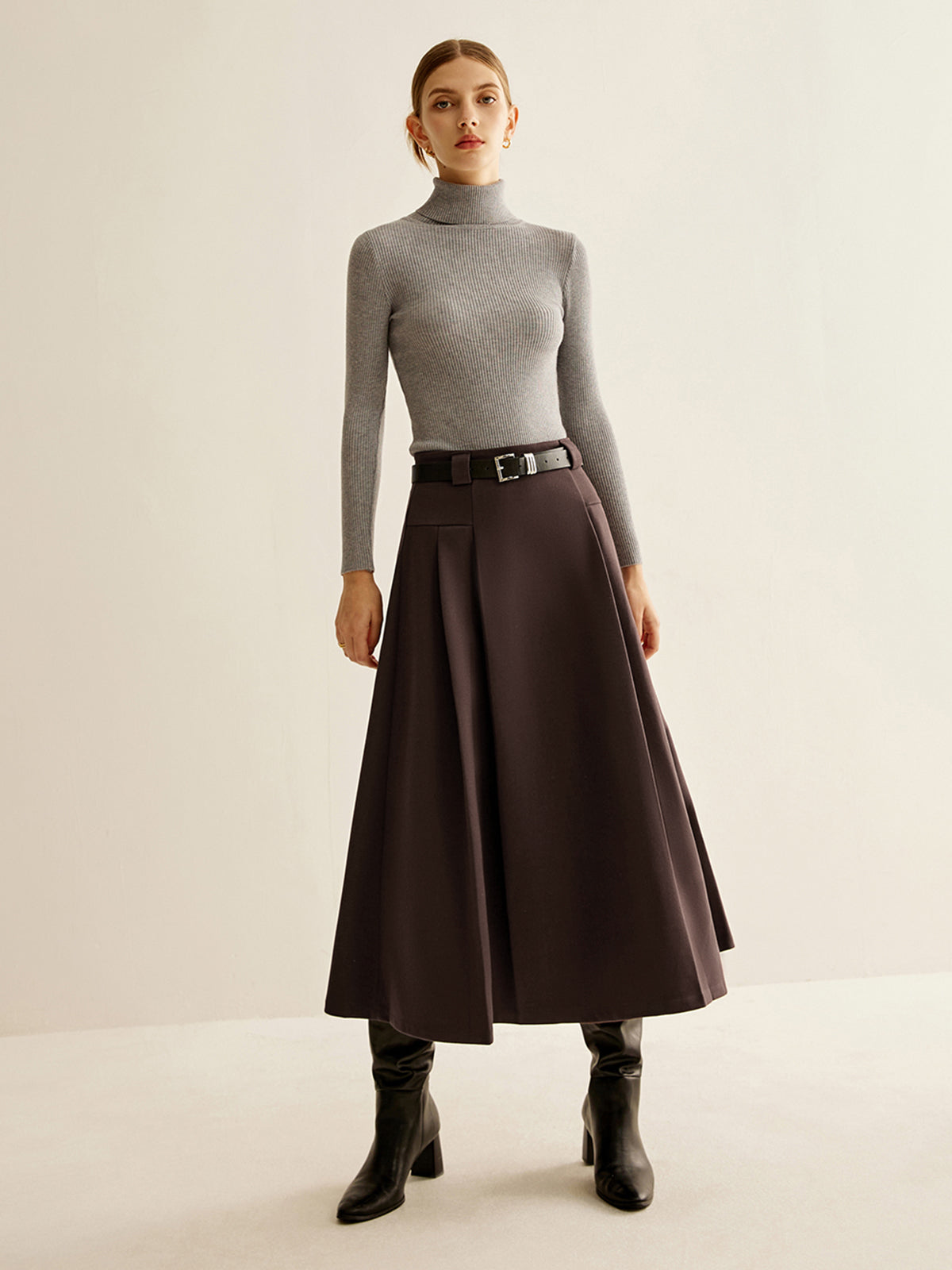 Utility Pleated Belted Etek