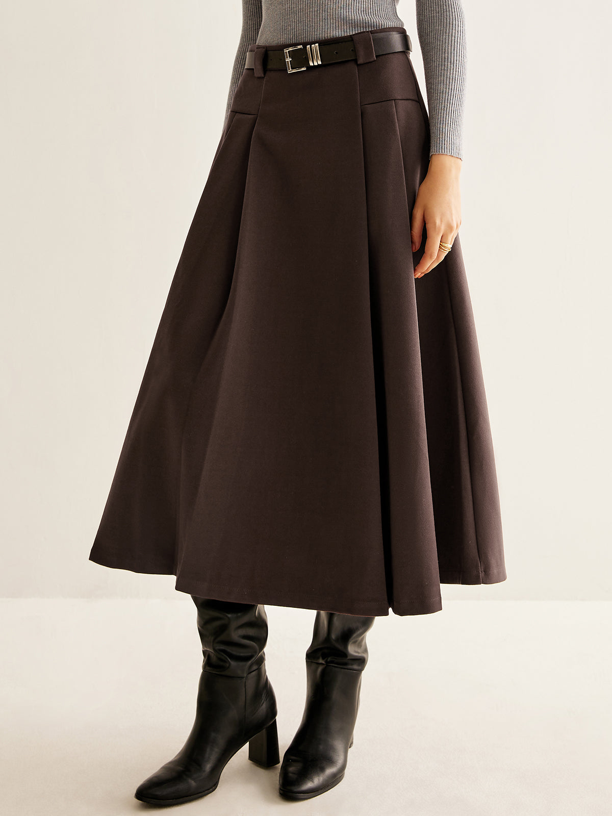 Utility Pleated Belted Etek