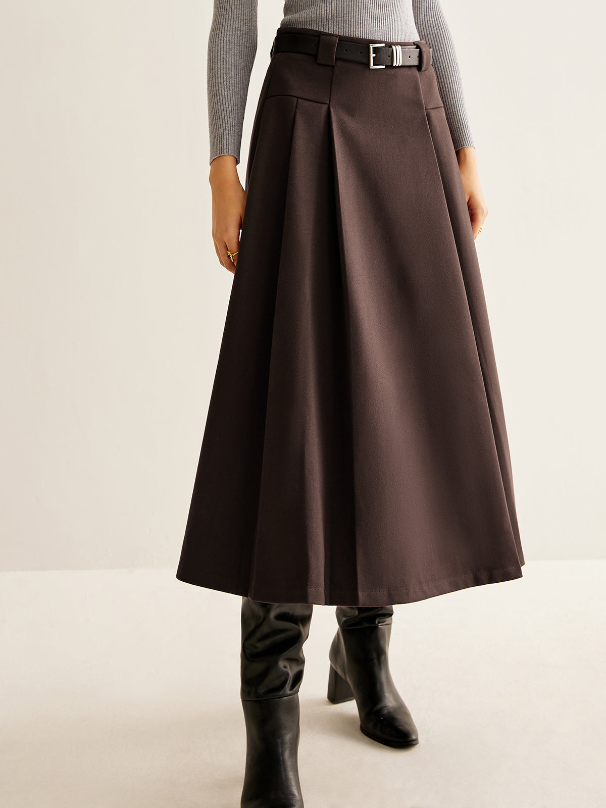 Utility Pleated Belted Etek