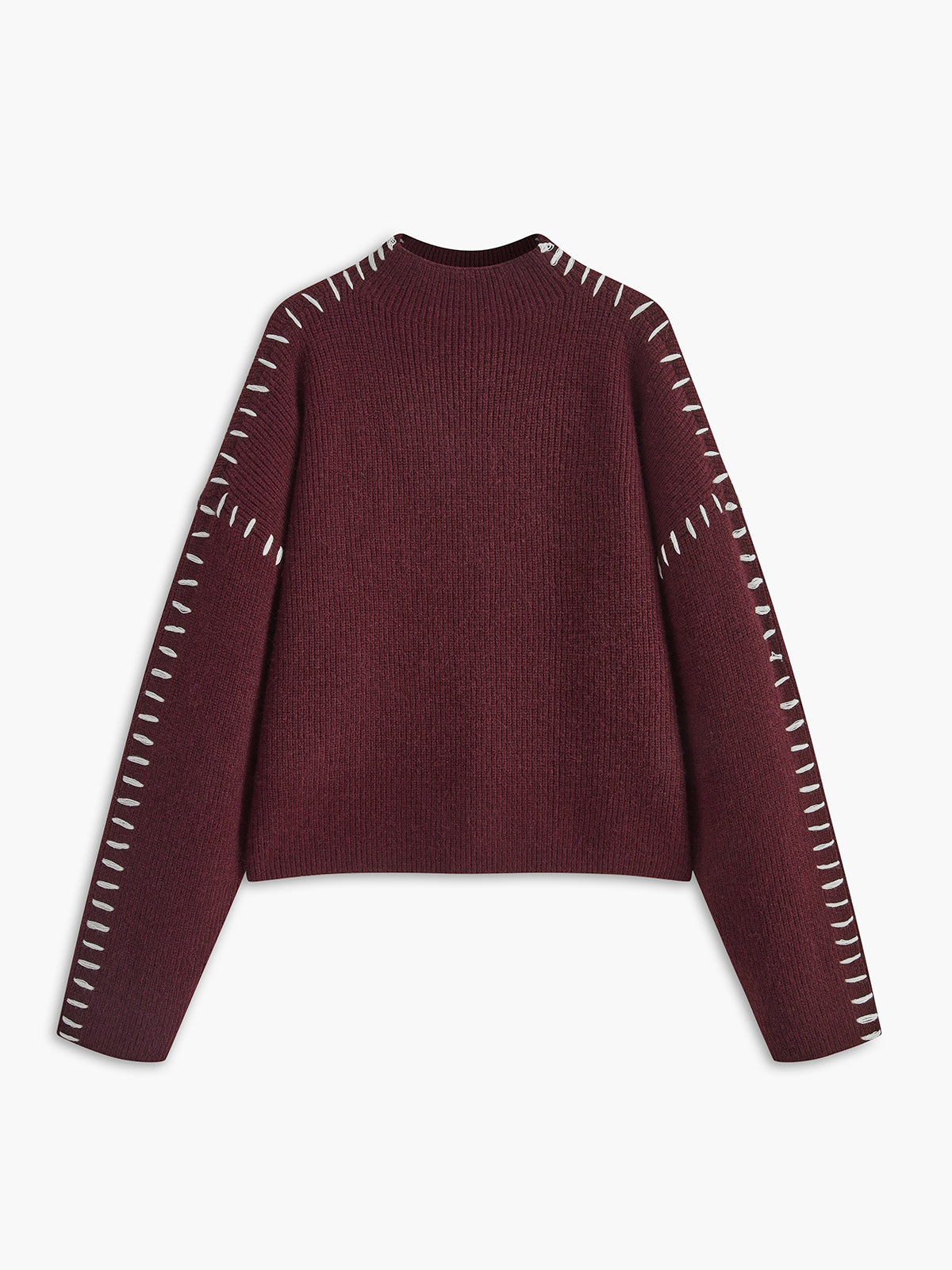 Shift The Focus Oversized Mock Neck Kazak