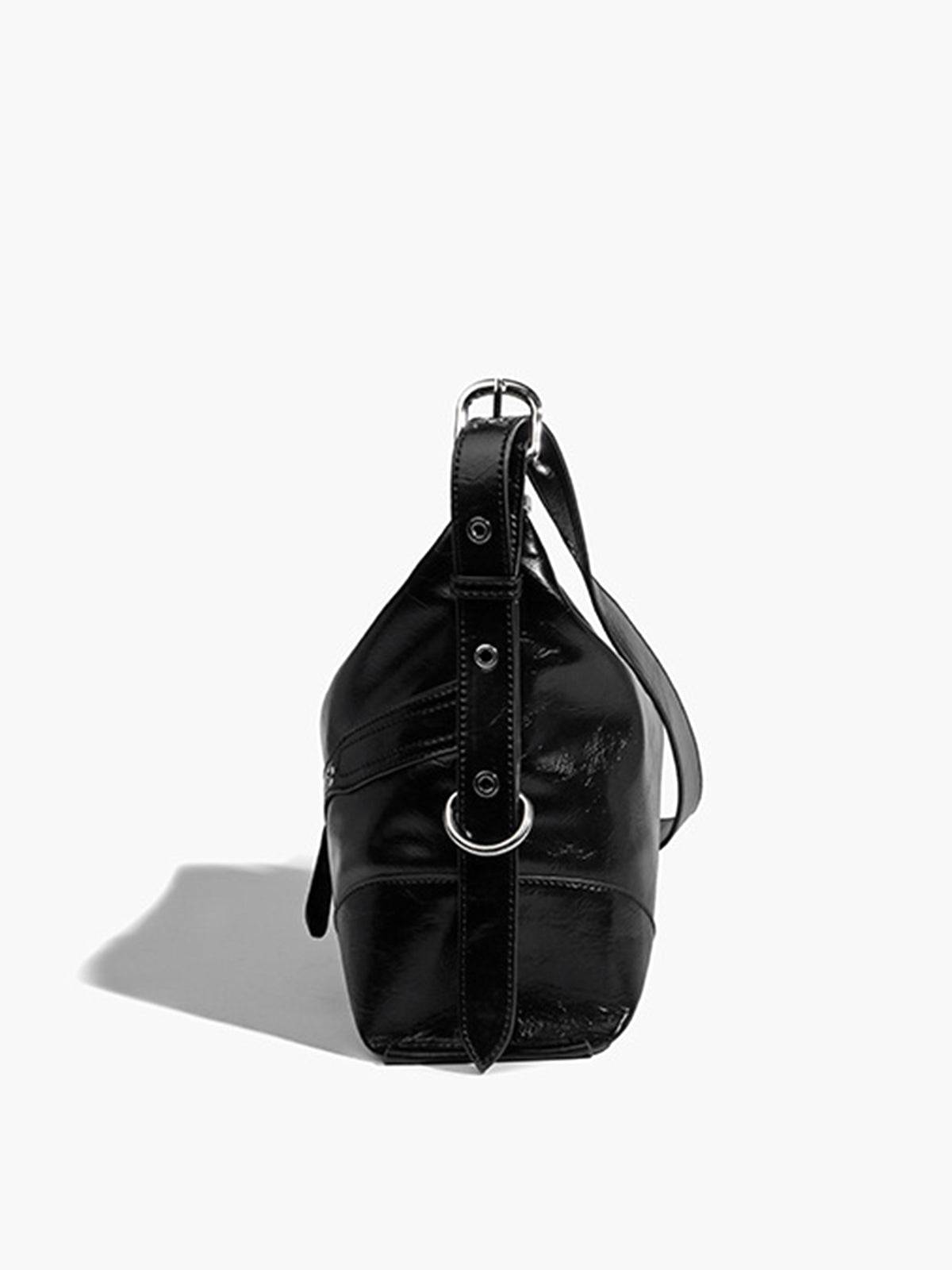 Adjustable Strap Zipper Tote Çanta