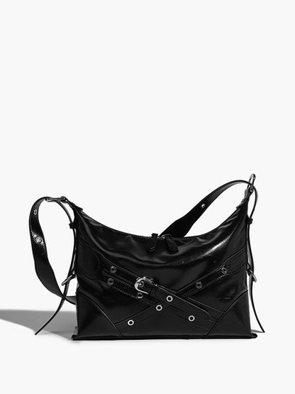 Adjustable Strap Zipper Tote Çanta