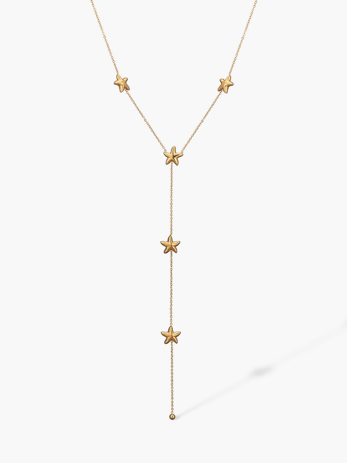 Golden Star Tassel Kolye