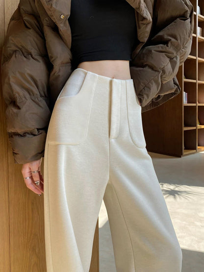 Casual Corduroy Pants Without Pantolon