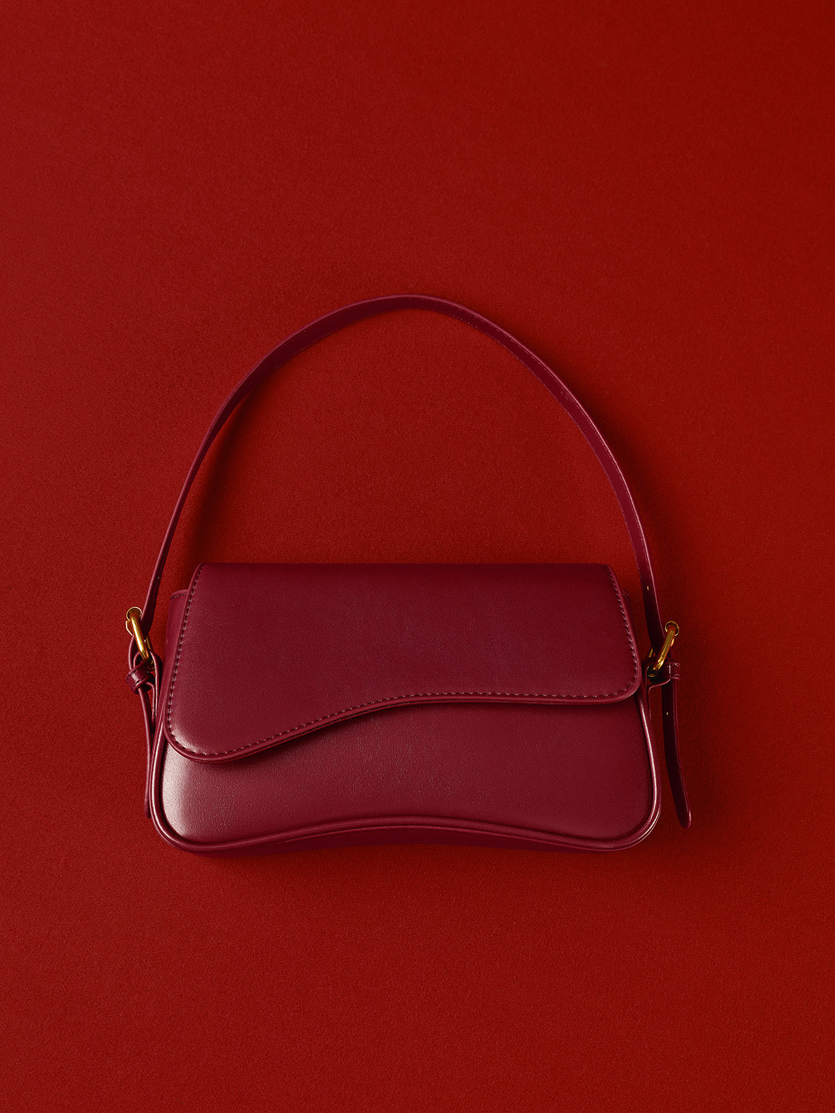 Adjustable Strap Flap Armpit Çanta