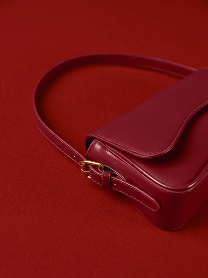 Adjustable Strap Flap Armpit Çanta
