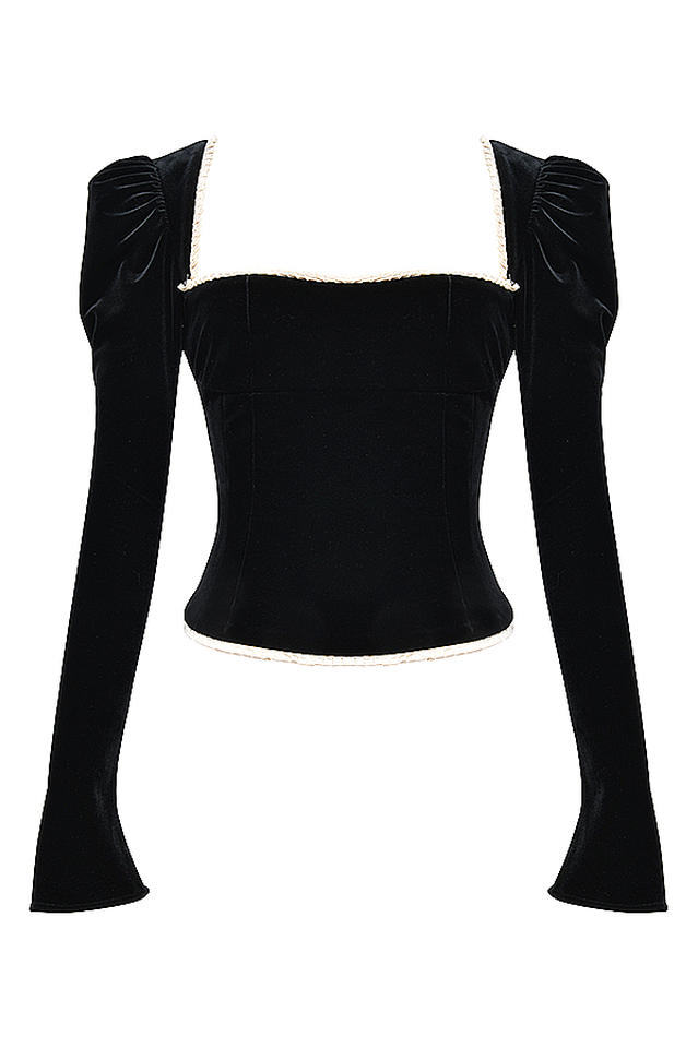 Noa Black Velvet Korse