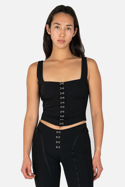 Black Lara Corset Üst