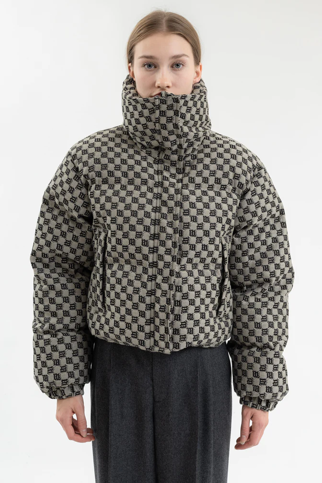 Monogram Jacquard Canvas Puffer Mont